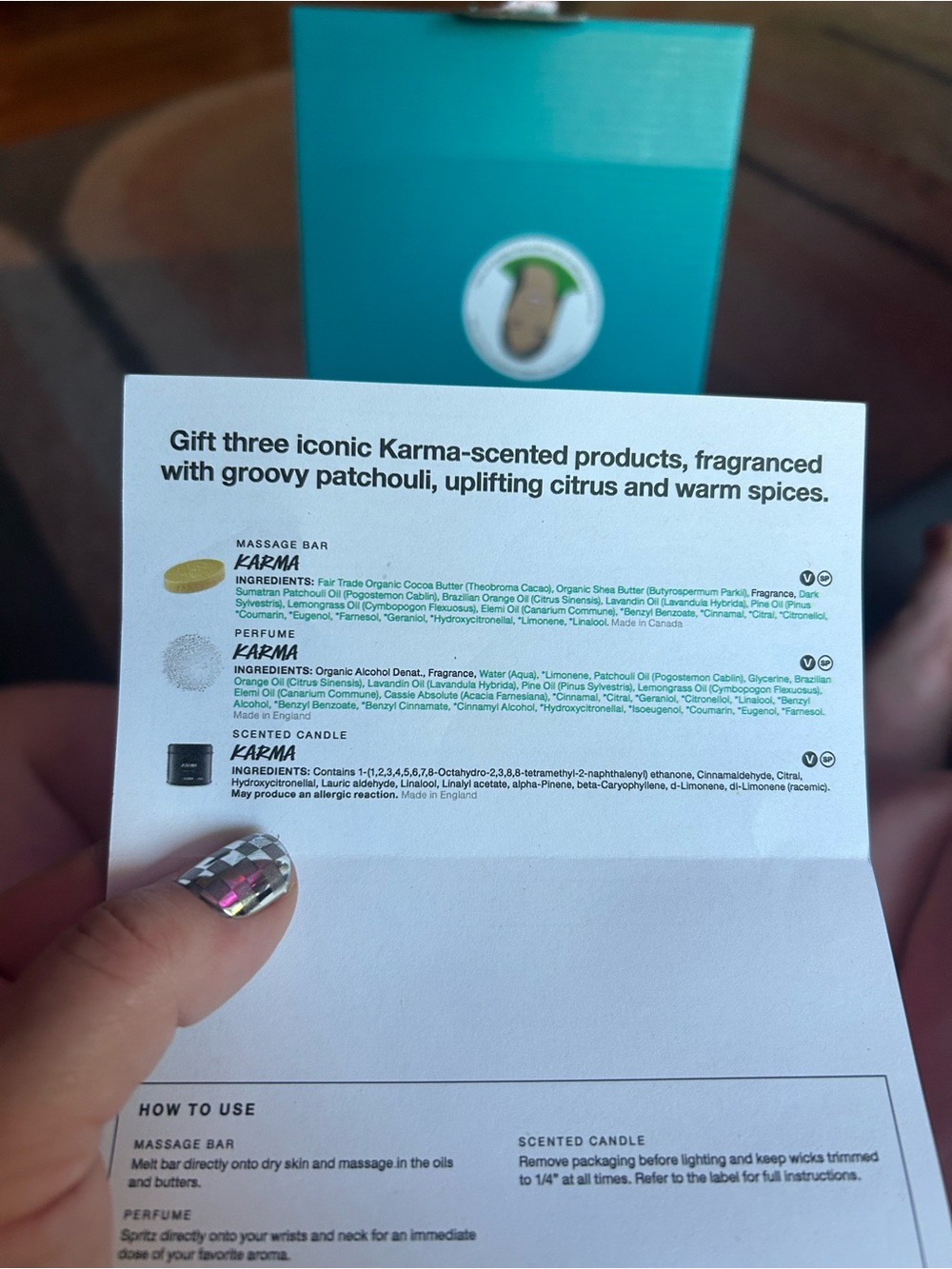 Lush Karma Massage Bar – Brand New, Never Used - Picture 6 of 7